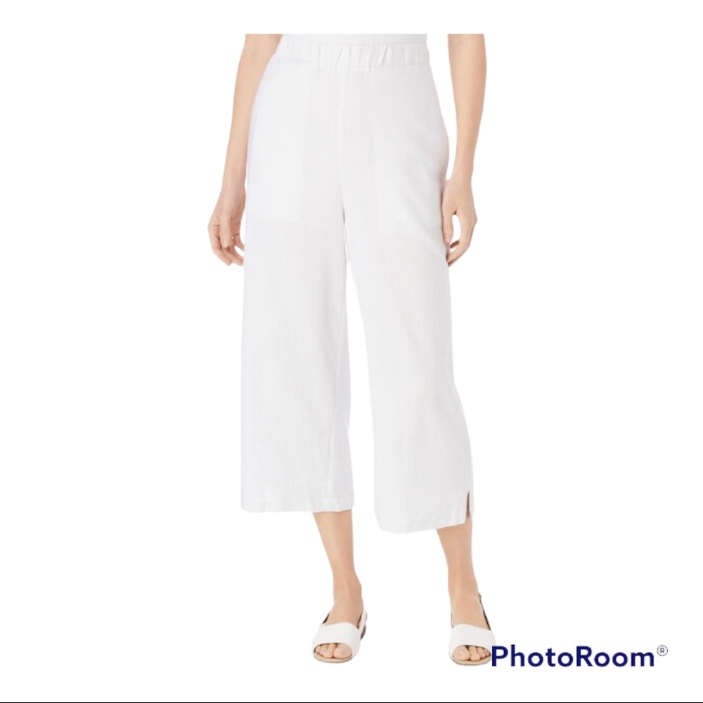 NWT - Woman Within - Linen Capri